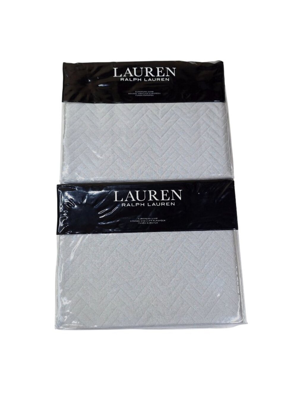 Lauren Ralph Lauren Kaia King Sham 2 Pack 20"x36" Grey Cotton Blend